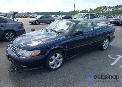2001 Saab 9-3 Se z USA, uszkodzony, nr VIN YS3DF78K017005733